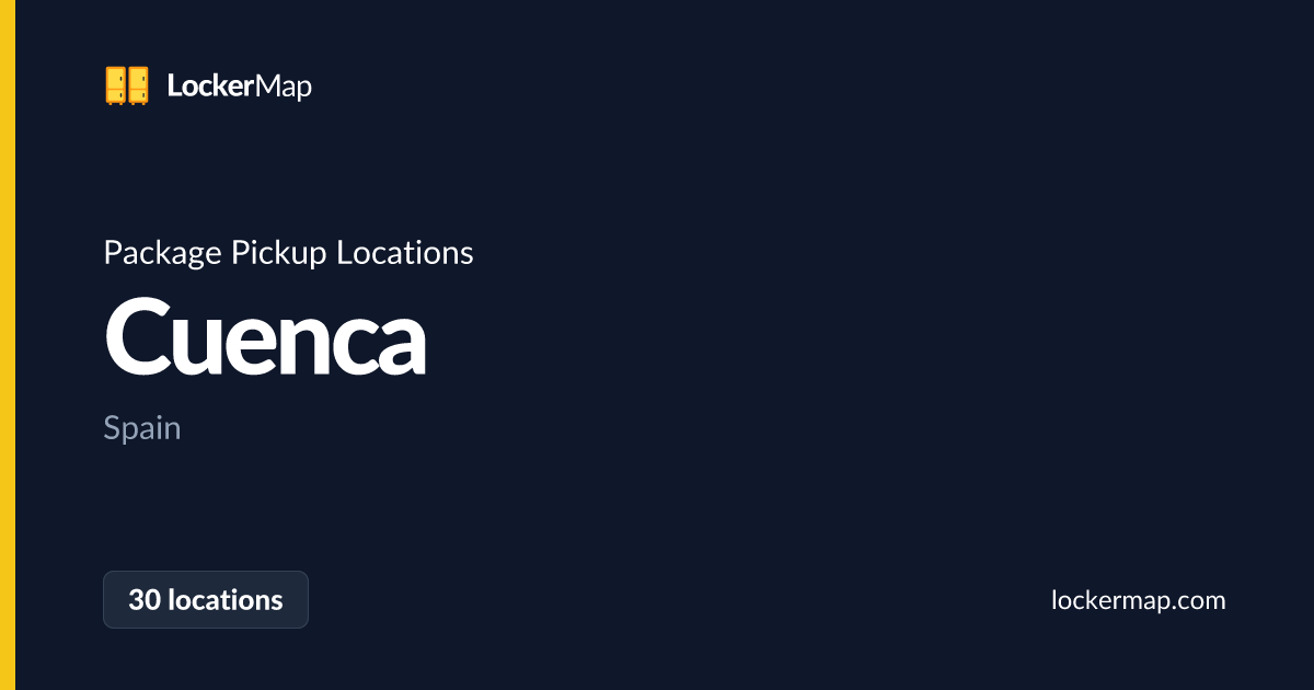 Package Pickup Locations in Cuenca | LockerMap