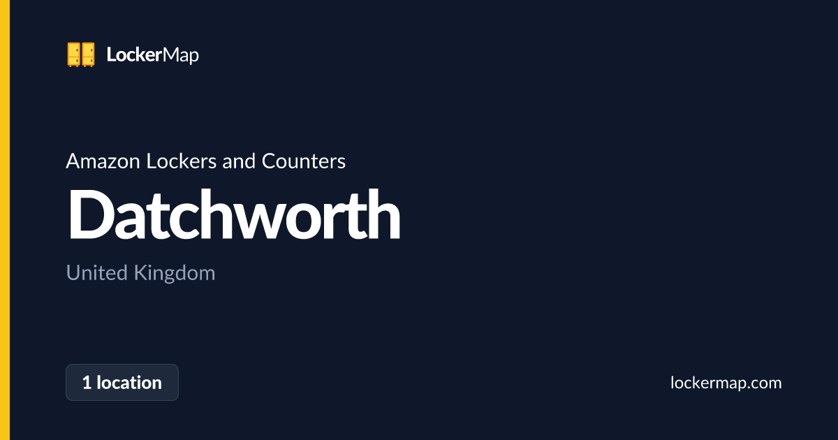 Amazon Lockers and Counters in Datchworth | LockerMap