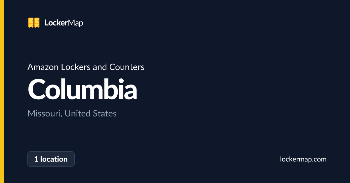 Amazon Lockers and Counters in Columbia, Missouri | LockerMap