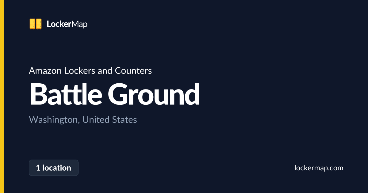 Amazon Lockers and Counters in Battle Ground, Washington | LockerMap