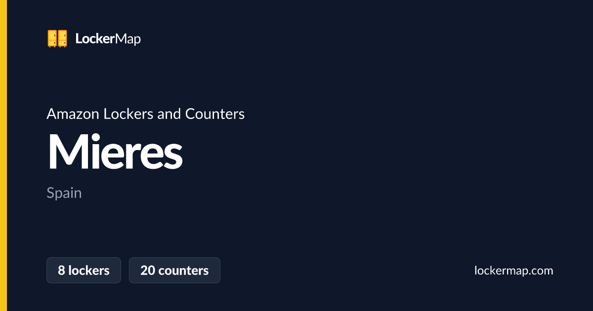 Amazon Lockers and Counters in Mieres | LockerMap