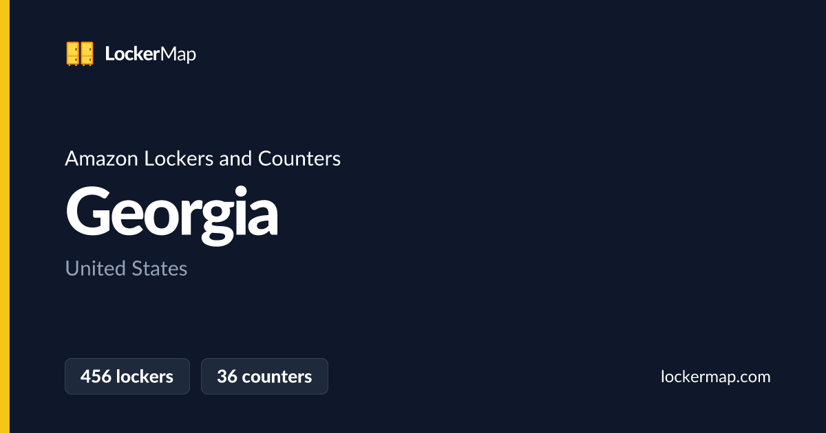 Amazon Lockers and Counters in Georgia | LockerMap