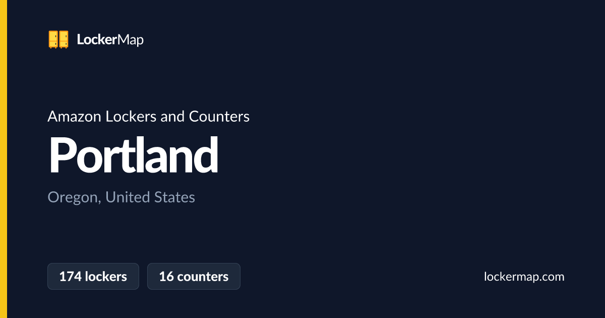 Amazon Lockers and Counters in Portland, Oregon | LockerMap