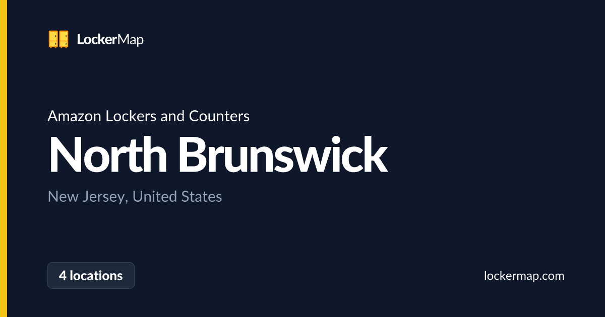 Amazon Lockers and Counters in North Brunswick, New Jersey | LockerMap