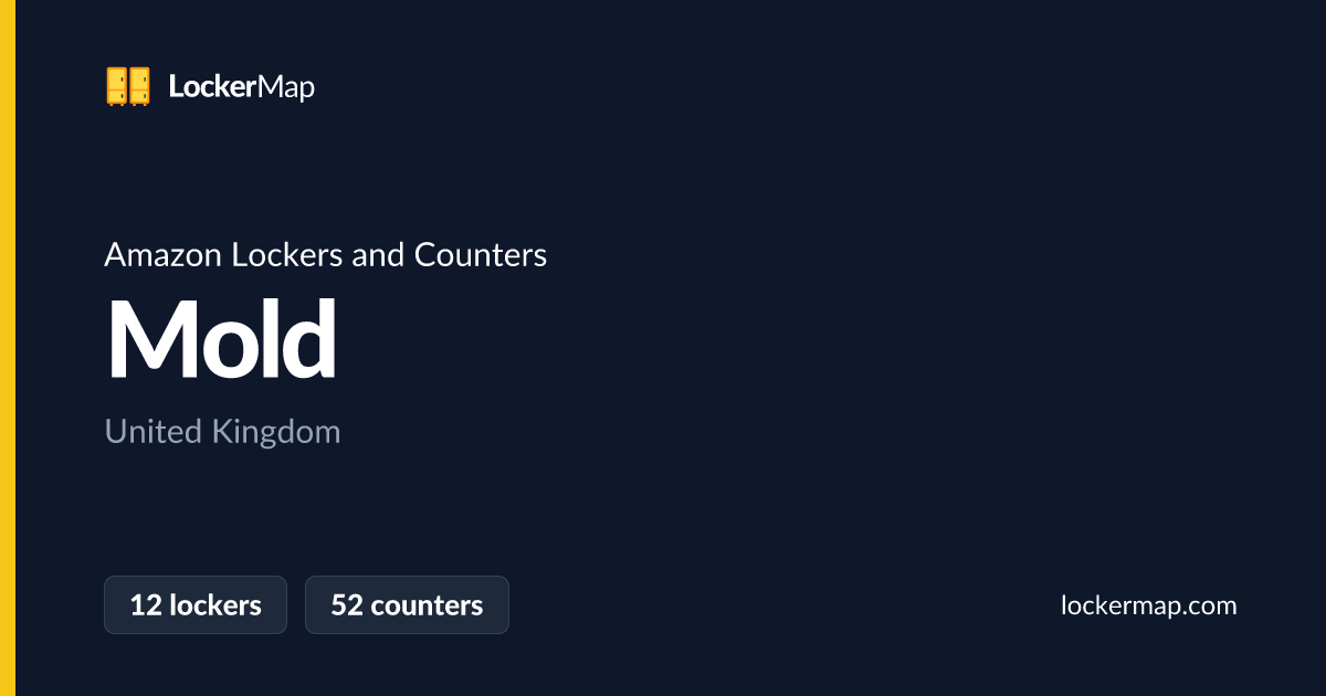 Amazon Lockers and Counters in Mold | LockerMap