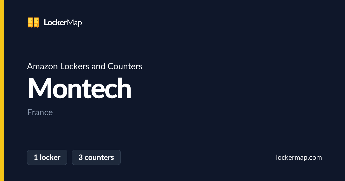 Amazon Lockers and Counters in Montech | LockerMap