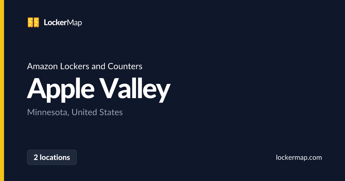 Amazon Lockers and Counters in Apple Valley, Minnesota | LockerMap
