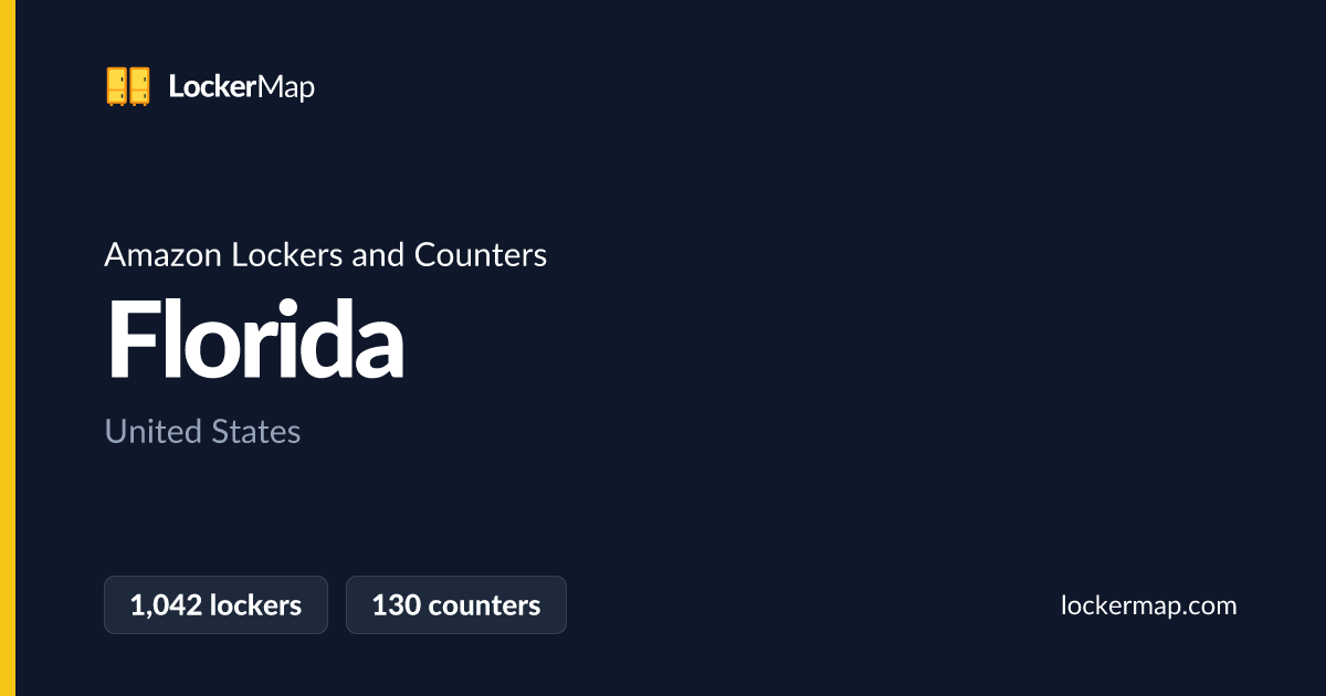 Amazon Lockers and Counters in Florida | LockerMap