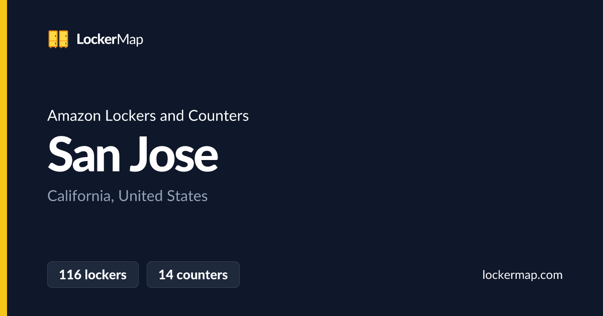 Amazon Lockers and Counters in San Jose, California | LockerMap