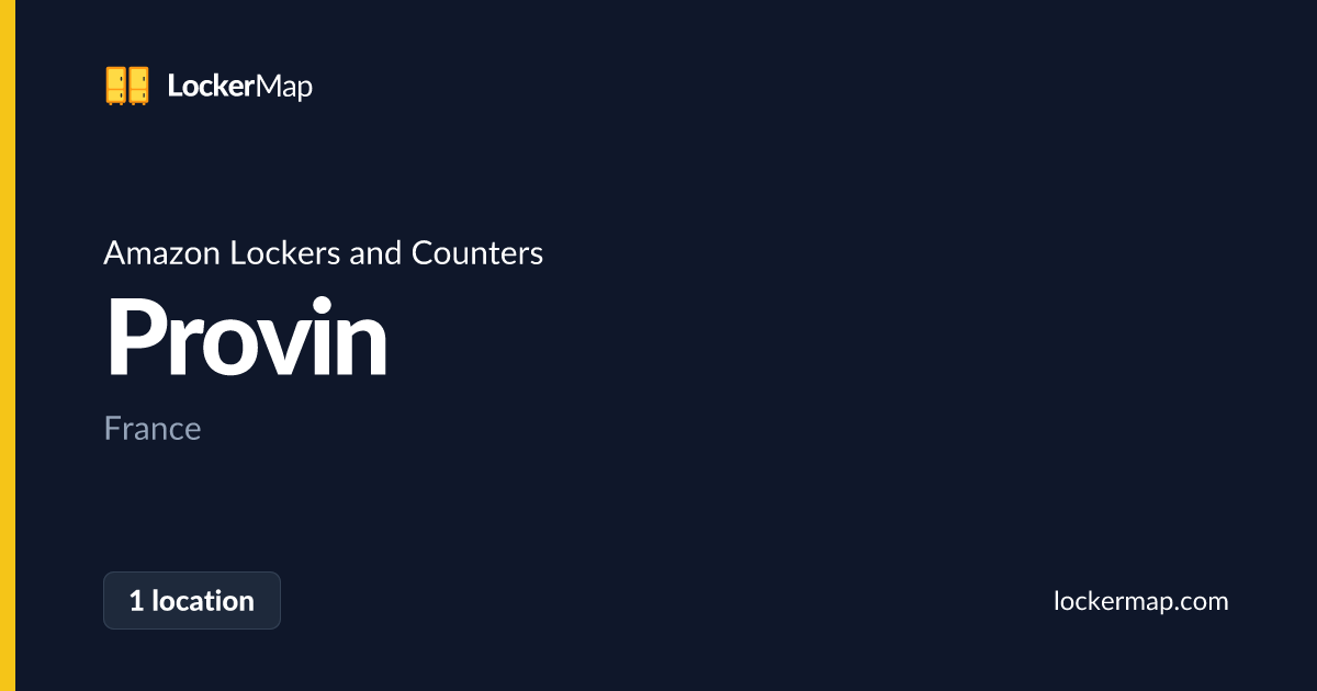 Amazon Lockers and Counters in Provin | LockerMap
