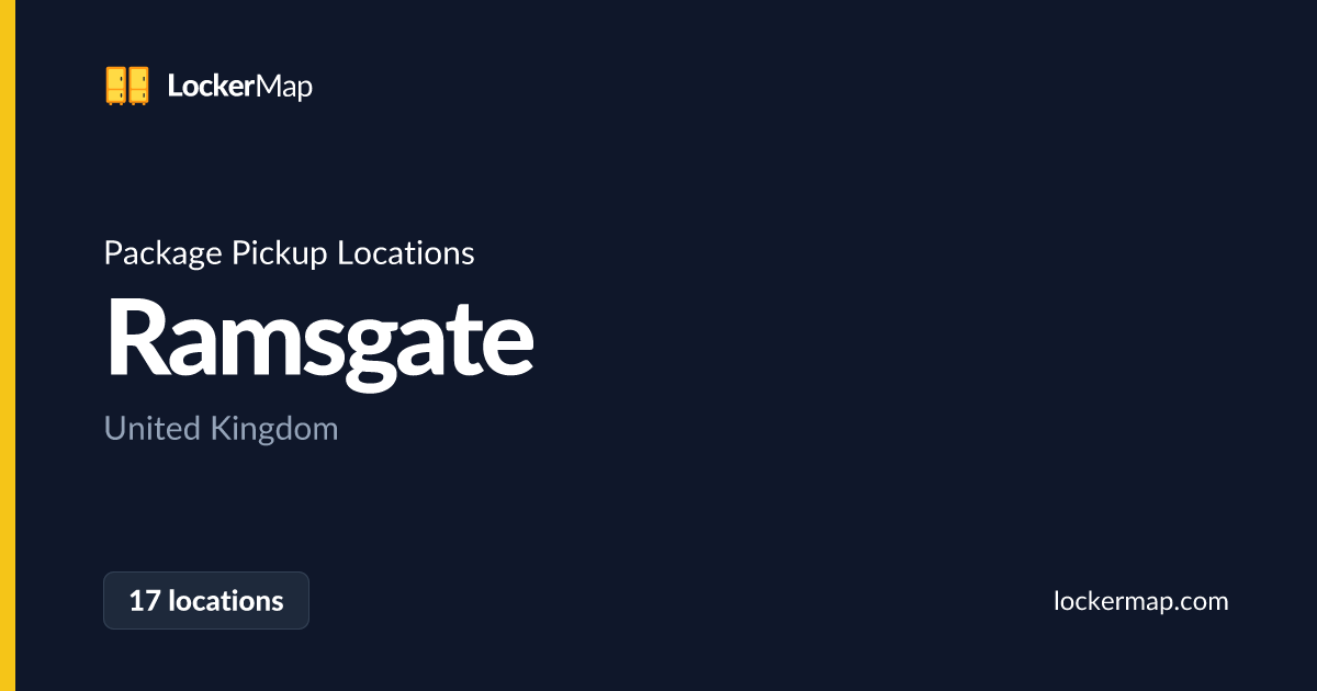 Package Pickup Locations in Ramsgate | LockerMap
