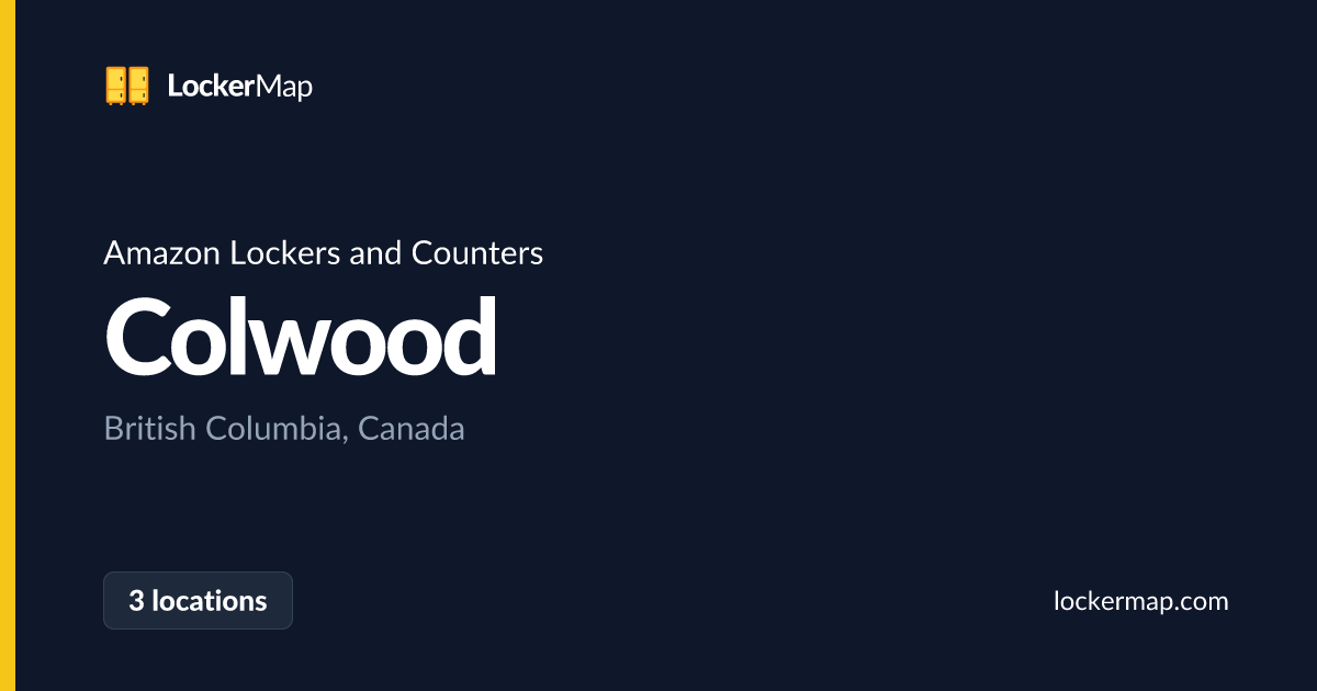 Amazon Lockers and Counters in Colwood, British Columbia | LockerMap