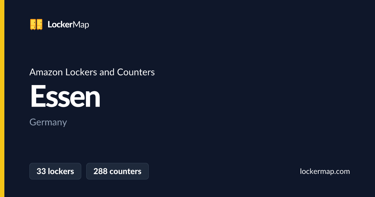 Amazon Lockers and Counters in Essen | LockerMap