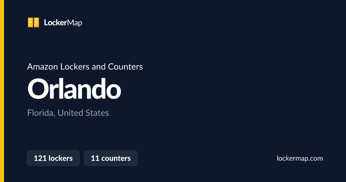 Amazon Lockers and Counters in Orlando, Florida | LockerMap