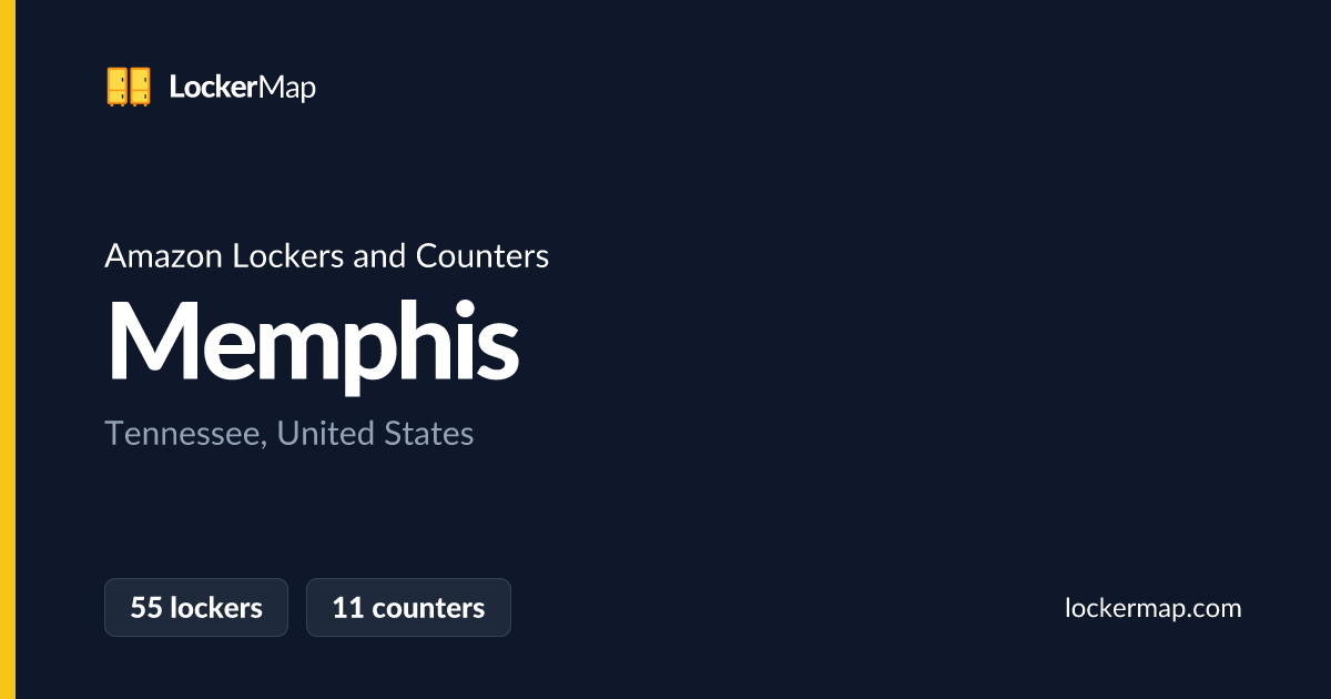 Amazon Lockers and Counters in Memphis, Tennessee | LockerMap