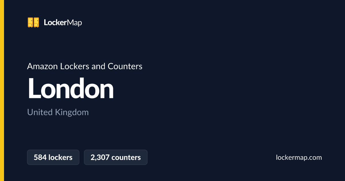 Amazon Lockers and Counters in London | LockerMap