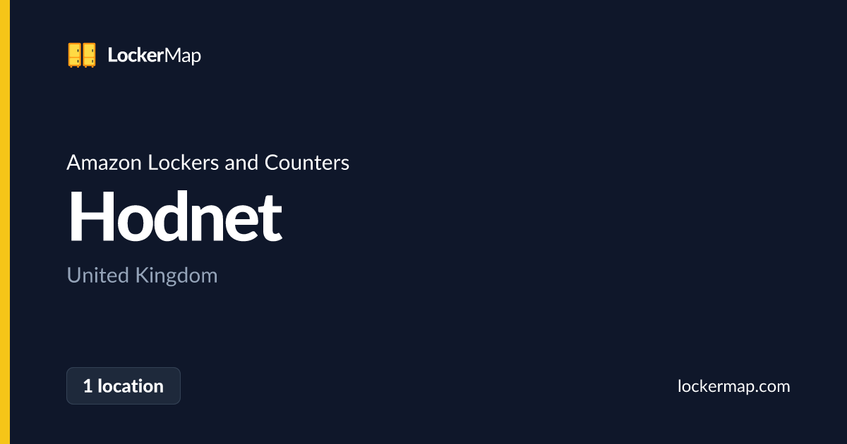 Amazon Lockers and Counters in Hodnet | LockerMap