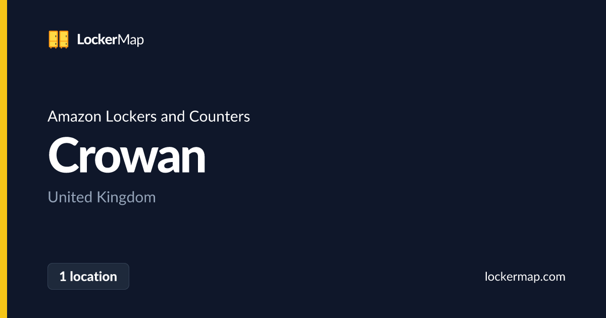 Amazon Lockers and Counters in Crowan | LockerMap