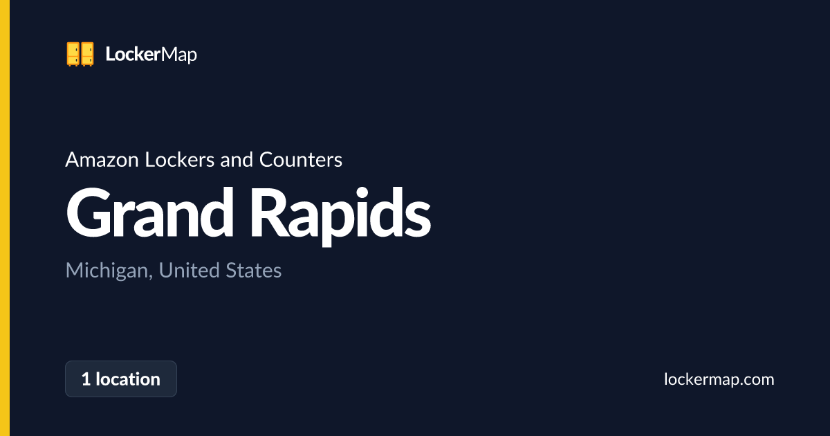 Amazon Lockers and Counters in Grand Rapids, Michigan | LockerMap