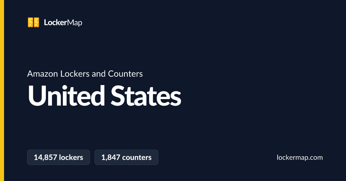 Amazon Lockers and Counters in the United States | LockerMap