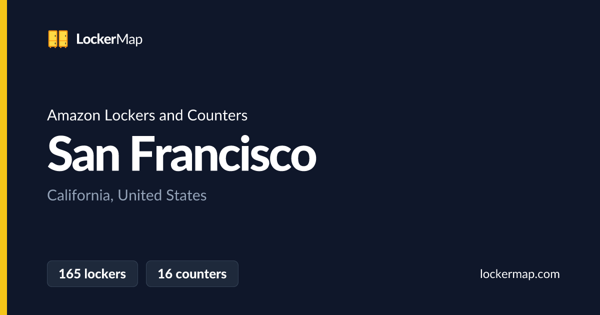 Amazon Lockers and Counters in San Francisco, California | LockerMap