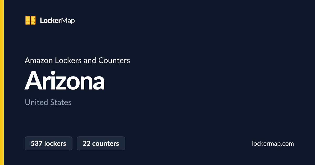 Amazon Lockers and Counters in Arizona | LockerMap