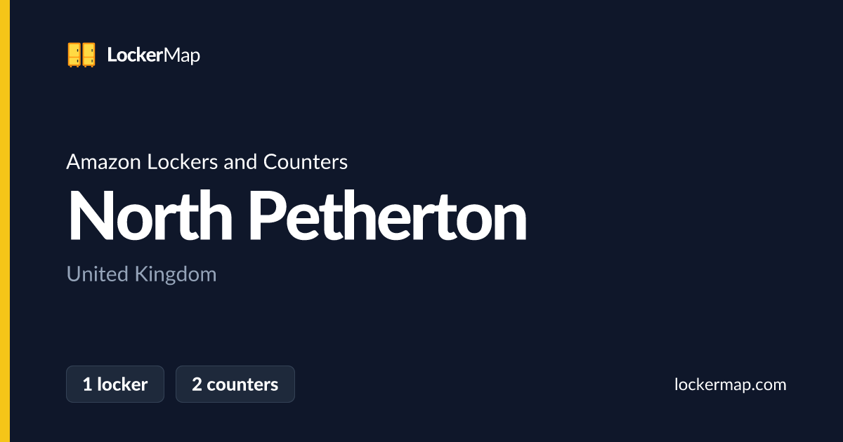 Amazon Lockers and Counters in North Petherton | LockerMap