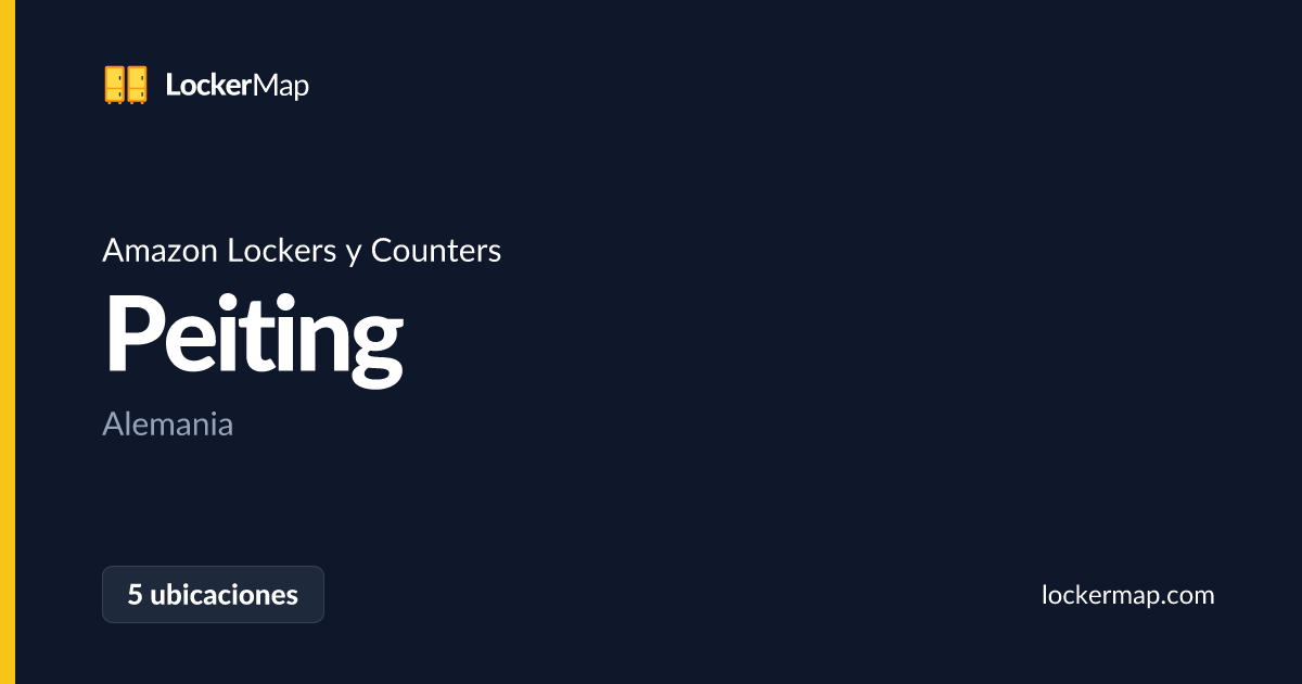 Amazon Lockers y Counters en Peiting | LockerMap