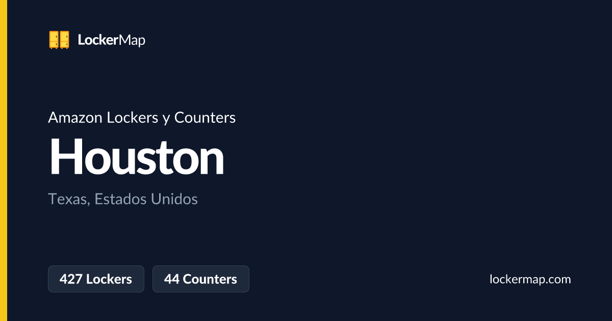 Amazon Lockers y Counters en Houston, Texas | LockerMap