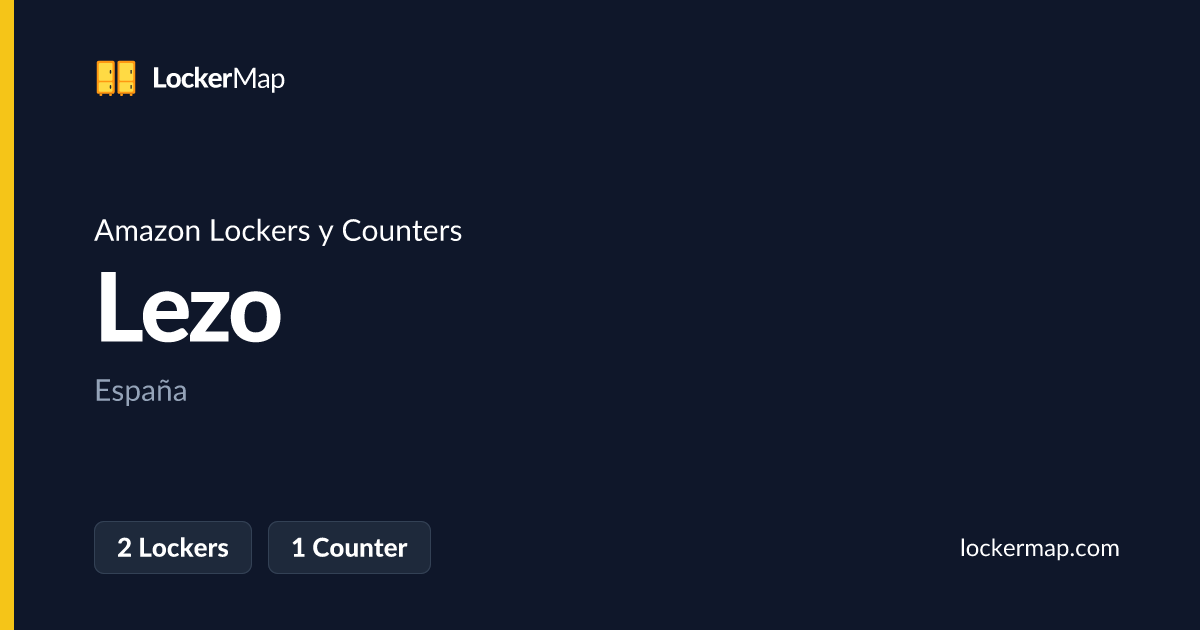 Amazon Lockers y Counters en Lezo | LockerMap