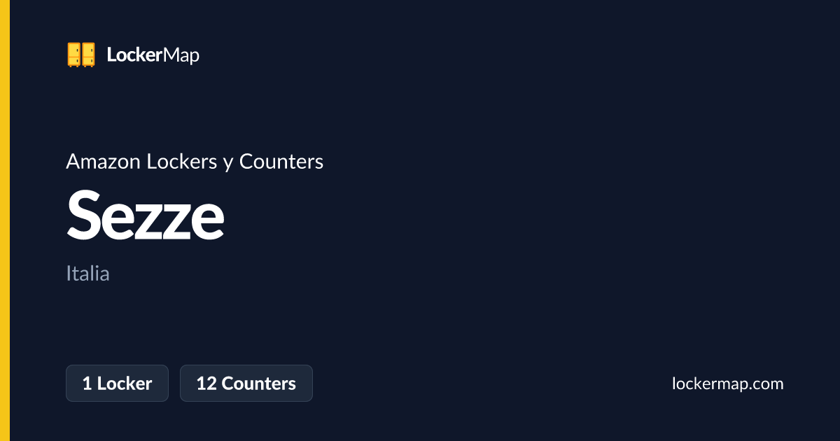 Amazon Lockers y Counters en Sezze | LockerMap