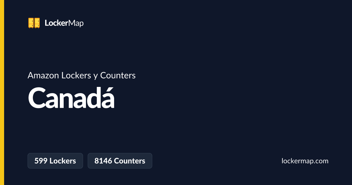 Amazon Lockers y Counters en Canadá | LockerMap