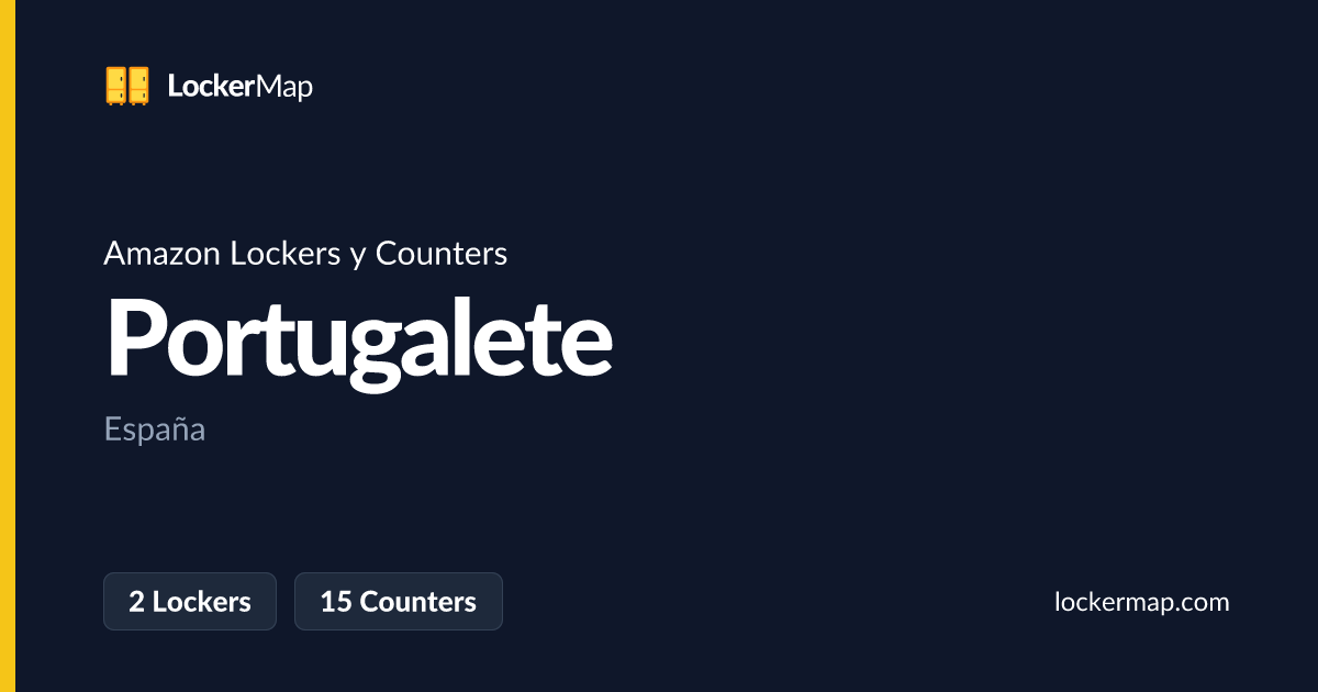 Amazon Lockers y Counters en Portugalete | LockerMap