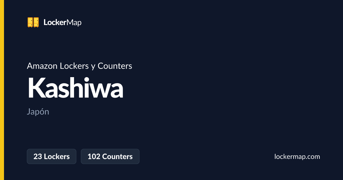 Amazon Lockers y Counters en Kashiwa | LockerMap