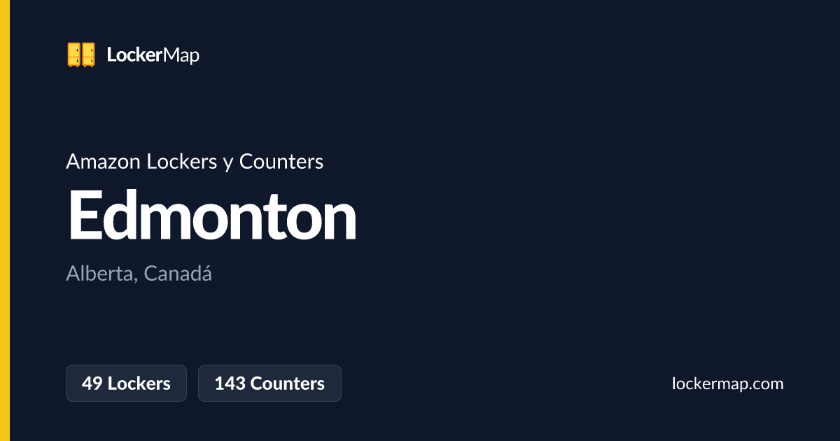 Amazon Lockers y Counters en Edmonton, Alberta | LockerMap