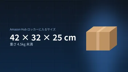 Amazonの受け取り場所に送れる荷物のサイズは？